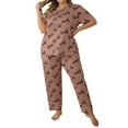 thumbnail image 2 of BILIKEYU Women's Plus Size 2 Piece Pajama Set, Womens Tops, Womens Pajamas, 2 Piece Sets for Women, 2 of 6