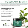 thumbnail image 2 of DIFEEL Rosemary and Mint Masque Capillaire Fortifiant avec Biotine 12 Oz., 2 of 3