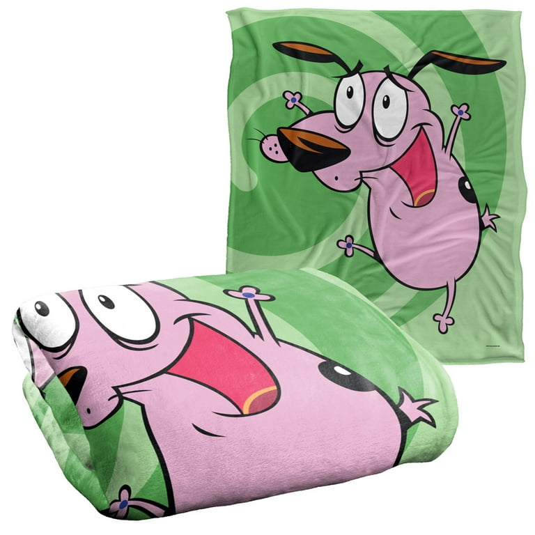 Courage the 2025 cowardly dog blanket