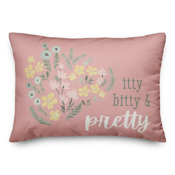 Creative Products Itty Bitty And Pretty 20 x 14 Spun Poly Pillow