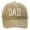 Khaki, variant on WCJM Brown cotton Dad 2025 Promoted To Dad 2025 Daddy Established 2025 Hats For Men Washed Distressed Baseball Cap Dad Embroidered Pigment Dyed Profile Cotton Cap