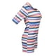 thumbnail image 5 of Txlixc Mono corto de punto para mujer, mono de verano a rayas con cuello vuelto de manga corta con bolsillos Txlixc Moda, 5 of 9