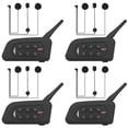thumbnail image 1 of Intercomunicador Bluetooth para casco de motocicleta GaiRen V4 Plus, paquete de 4, 1 of 9