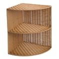 thumbnail image 1 of Estante Esquinero Tejido Estantería Compacta de 2 Niveles Repisa Resistente Portátil Pp Adecuada para Almacenamiento en Baño Sala Dormitorio Apartamen Grande, 1 of 8