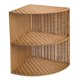 thumbnail image 1 of Estante Esquinero Repisa de Esquina Dos Niveles Organizador Portátil Estante de Almacenamiento Diseño Compacto Material Tejido Adecuado para Baño Recá Grande, 1 of 8