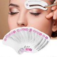 thumbnail image 3 of Pochoirs à Sourcils Lot de 24 Blanc Blanc, 3 of 4