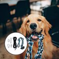 thumbnail image 4 of EeaseCA Pet Durable Stainless Steel Spring Pole Dog Rope Toys Hanging Exercise Rope Pull with 5M Black Ropes, 4 of 8