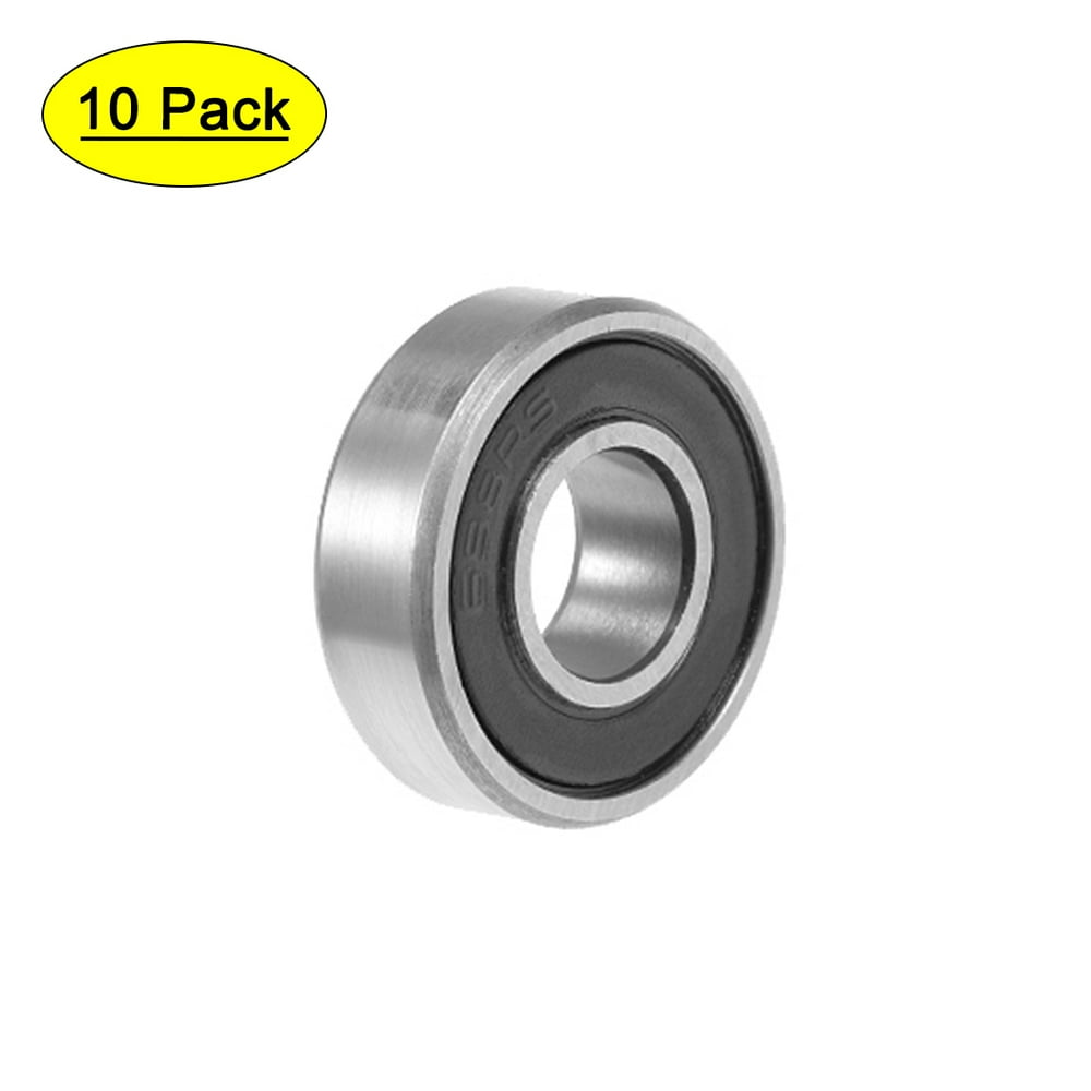 6982RS Ball Bearing 8x19x6mm Double Sealed Chrome Steel Bearings 10pcs