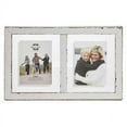 thumbnail image 2 of BRISTOL Distressed White Wood Float Double 5x7 Frame by Prinz USA - 5x7, 2 of 2