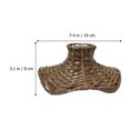 thumbnail image 3 of Imitation Rattan Lampshade Pendant Light Shade Vintage Replacement Lamp Cover No Bulb, 3 of 8