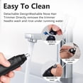 thumbnail image 4 of Recortadora Eléctrica Sendowtek Negra Indolora Recargable e Impermeable para Nariz para Hombre, 4 of 8