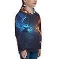 thumbnail image 3 of Daiia Red And Blue Fire Dragon C for Boys Fashion Hoodies & Sweatshirts with Kangaroo Pocket,Hooded Sweatshirt for Kid, Breathable& Moisture Wicking-Small, 3 of 6