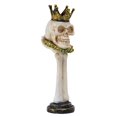 thumbnail image 2 of Resin Crown Skeleton Candlestick Gothic Style Candlestick for Halloween Decoration, 2 of 9