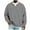 Gray, variant on Men's Casual Waffle Sweatshirt Long Sleeve V Neck Athletic Workout Pullover Purple XL(XL)
