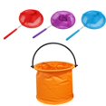 thumbnail image 3 of Filet Anti-Insectes Libellule avec Poignée Extensible, Filet de Pêche Pliable (Couleur Aléatoire), 3 of 8