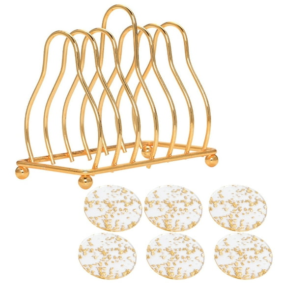 OUNONA  Coffee Table Accessories Home Coasters for Drinks Decor Absorbent Shaker