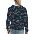 thumbnail image 7 of Salouo Sea Turtles Swimming Pattern Hoodie Sweatshirts for Women, Autumn Pullover Hoodie Workout Sweat Women's Long Sleeve Preppy Sweatshirts-X-Large, 7 of 7