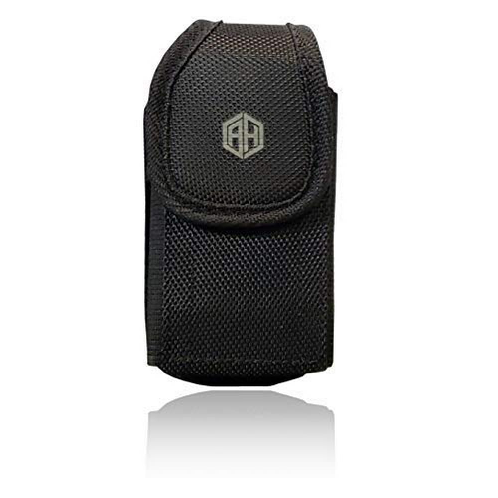 Military Grade Cell Phone Case,Rugged Pouch Holster Nylon Metal Clip