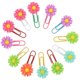 thumbnail image 1 of 12 pcs Flower Paperclips Cute Paper Clips Bookmark Marking Paper Clips Small Paper Clips, 1 of 3