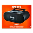 thumbnail image 4 of onn. Portable Bluetooth CD/Cassette Boombox with Wireless Technology, Black, 4 of 6
