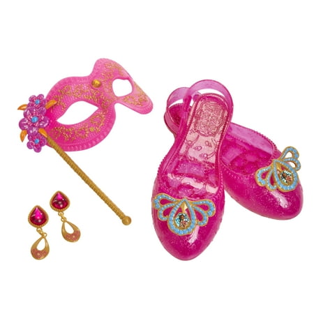 Disney Princess Elena of Avalor Masquerade Gown Accessory Set includes Masquerade Mask, earrings and Shoes