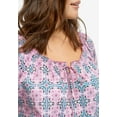 thumbnail image 3 of Ellos Women's Ruffle Trim Peasant Blouse Shirt, 3 of 6