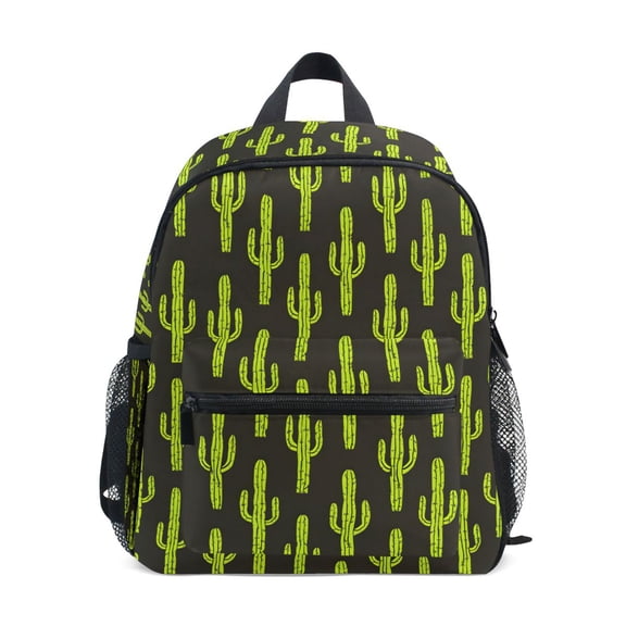ALAZA Neon Cactus School Backpack Small Bookbag Mini Bags