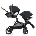 thumbnail image 3 of Evenflo Pivot Xpand NXT Travel System featuring LiteMax NXT Infant Car Seat, Coal Black, 3 of 10