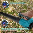 thumbnail image 4 of UNTIMATY 500 CFM Cordless Leaf Blower for Lawn Care 200 MPH Battery Leaf Blower Leaf Blower with 2 x 4.0Ah Battery, Charger, 3 Variable Speeds, Blue, 4 of 12