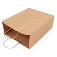 thumbnail image 4 of Sac en Papier Réutilisable, Grande Capacité Sacs de Courses en Kraft Résistants aux Déchirures 50 Pcs Haute Résistance Portables avec Poignées pour Usage Domestique pour Restaurant, 4 of 8