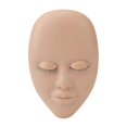thumbnail image 2 of Lash Mannequin Head Eyelash Extension Practice Mannequin Makeup Mannequin Head for Beginner Light Brown, 2 of 5