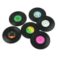 thumbnail image 2 of Cup Coasters Domorable de la sala de estar Café de oficina RECRO RECORT MAG MUG MAG ABS Decoración de la mesa resistente al calor de los abdominales 6 piezas Inevent HA059531-00, 2 of 7
