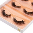 thumbnail image 6 of Lashes False Eyelashes - Eye Lashes Mink Lashes 5 Pairs 6D Lashes Pack Fluffy Lashes Fake Eye Lashes Natural Look Wispy Eyelashes Strip Lash Faux False Eyelashes Extensions Kit | 001-15mm, 6 of 14