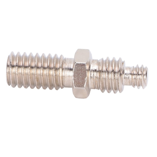 1 / 4 to 3 / 8 Inch Camera Conversion Screw Adapter Durable Stainless Steel Threaded Tripod Ball Head Mounting Accessory for DSLR Cameras Monopods Tripods Plates