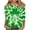Green 11, variant on BLVB Womens 3/4 Sleeve St. Patrick's Day T-Shirts Shamrock Crew Neck Spring Graphic Tee Tops Casual Fashion Shirts