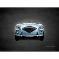 thumbnail image 3 of Rogan, Mark 14x12 Black Modern Framed Museum Art Print Titled - Austin-Healey 100 LeMans 1956, 3 of 5