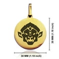 thumbnail image 2 of Stainless Steel Year of the Monkey Zodiac Round Medallion Pendant Necklace, 2 of 3