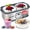 With Two 1-Quart Containers, variant on Ultimate Probiotic Yogurt Maker with Adjustable Time & Temperature Control, Make Trillions of Probiotics for Better Gut Health, Two 1-Quart Containers for Larger Batches, Ultimate Lifetime Warranty
