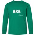 thumbnail image 3 of Inktastic Easter Brb Jesus Long Sleeve Youth T-Shirt, 3 of 5