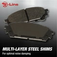 thumbnail image 3 of Raybestos R-Line Ceramic Brake Pads Fits select: 2006-2007 SUZUKI AERIO, 3 of 4