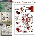 thumbnail image 2 of Halloween Bloody Handprints Window Clings Window Toilet Stick Party Decor Prop, 2 of 3