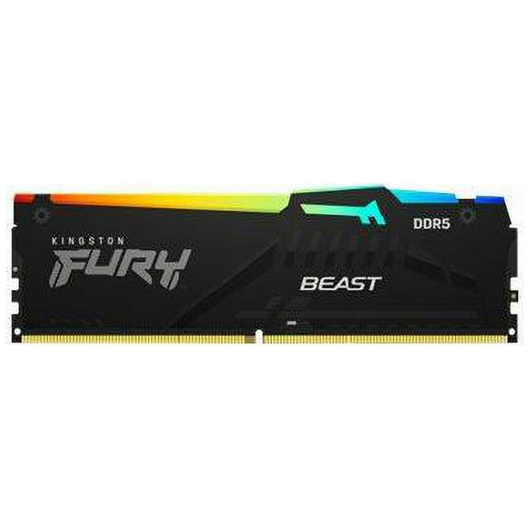Kingston FURY Beast RGB 64GB (2 x 32GB) 288-Pin PC RAM DDR5 5200
