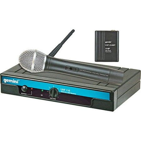 Gemini UHF-116HL Wireless Head-Worn and Lavaliere Microphone System