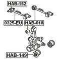 thumbnail image 2 of Febest REAR KNUCKLE BUSHING # HAB-149 OEM 52365-S5A-802, 2 of 2