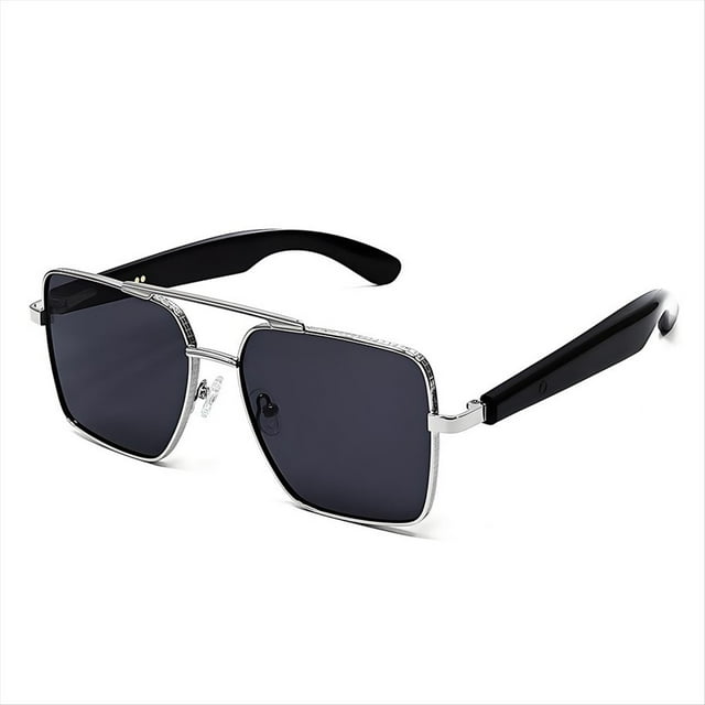 Gafas de Sol Inteligentes, Gafas para Música, Deportes Al Aire Libre, Impermeables, Anti-UV, Gafas con Bluetooth, Llamadas, para Hombres y Mujeres, Color Negro.