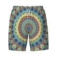 thumbnail image 5 of Rocae Round Mandala1 for Men's Swim Trunks Quick Dry With Two Side Pockets and One Lined Patch Pocket3X-Large, 5 of 9