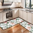 thumbnail image 3 of Kitchen Rugs Sets Of 2,Pioneer Flower Floral Print Pattern Anti Fatigue Kitchen Mat Rugs Non Slip Washable,Decorative Kitchen Floor Mats for Kitchen,Sink,Laundry,17"x47"+17"x47", 3 of 5