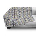 thumbnail image 3 of Butterfly Soft Flannel Fleece Blanket, Colorful Spring Bugs Pattern Ornamental Wings with Swirled Circle Motifs Nature, Cozy Plush for Indoor and Outdoor Use, 60" x 80", Multicolor, by Ambesonne, 3 of 6