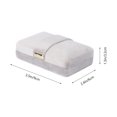 thumbnail image 2 of 1pc Flannel Ring Box Jewelry Storage Box Jewelry Packaging Box Jewelry Holder, 2 of 8