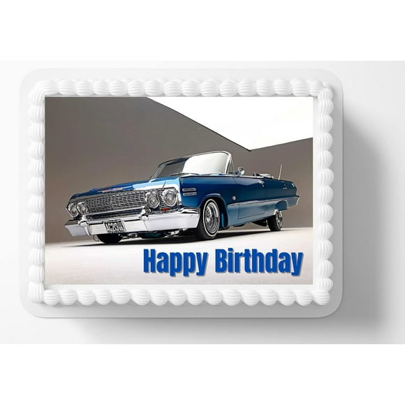 Low Birthday Edible Image Edible Cake Topper Frosting Sheet Icing Paper Cake Decoration Edible Cake Sticker Decal